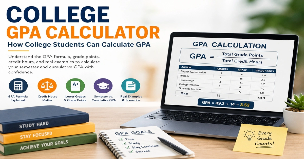 College GPA Calculator A Complete Guide to GPA Calculation
