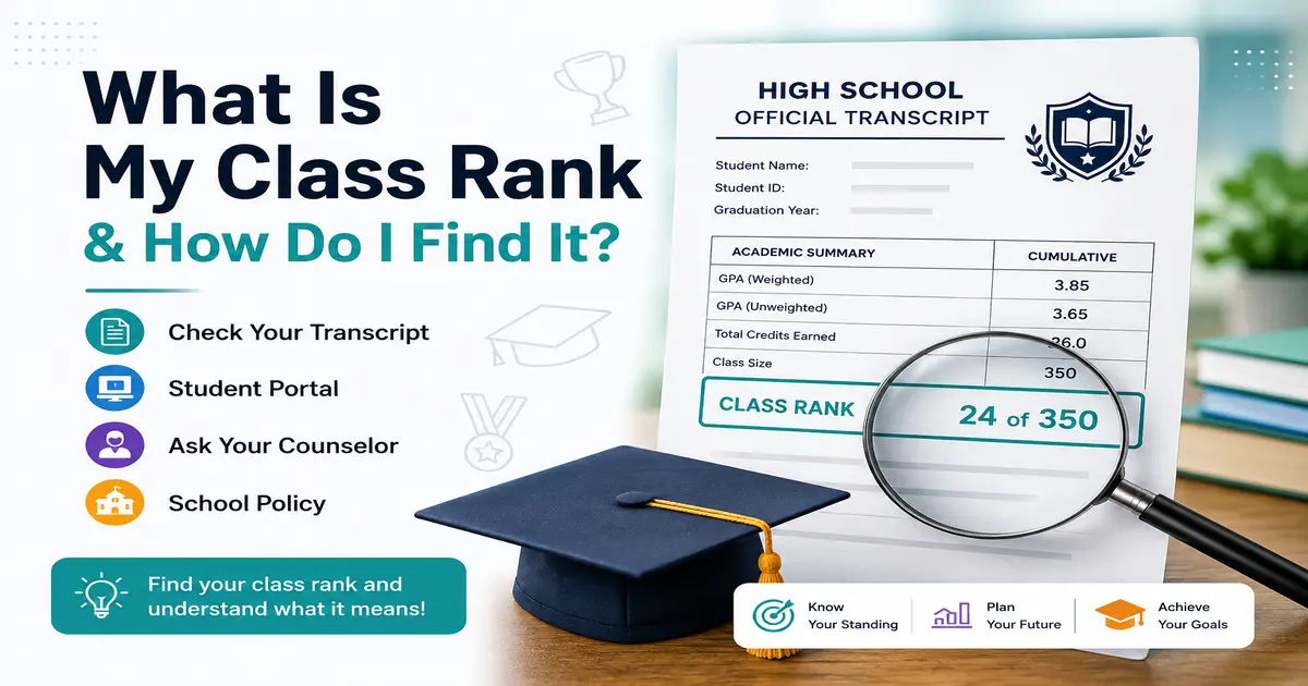 What Is My Class Rank & How Do I Find It